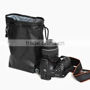2016 New Design Cameca Bag Portable Leather Bag Draw String Camera Bag thumbnail-4