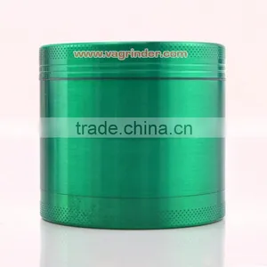 Alloy 4 Layers Handle Muller Kitchen Herb Spice Tobacco Grinder Crusher Hot B BG thumbnail-6
