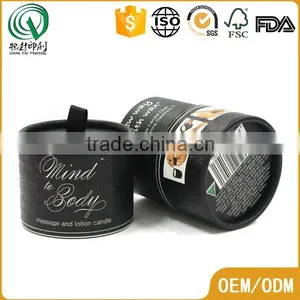 Special Black Custom Logo UV Printing Glossy Round Cardboard Box Wholesale thumbnail-6