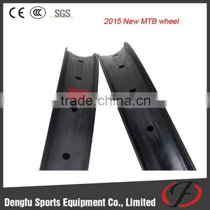 Dengfu Carbon Clincher Wheels 50mm for 27.5er Mountain Bicycle Frame thumbnail-2