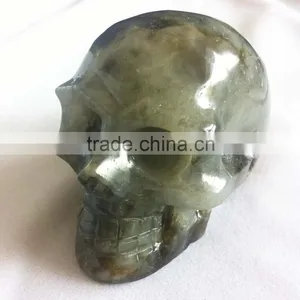 Natural Labradorite Skull Gemstone Handicraft thumbnail-2