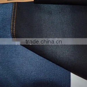 Spandex Cotton Denim Fabric Black Weft thumbnail-1