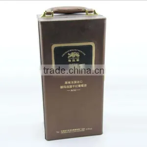 Factory Custom-make Luxury Leather Wine Box thumbnail-3