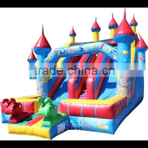 China Octopus Slide Giant Commercial Inflatable Castle Slide thumbnail-1