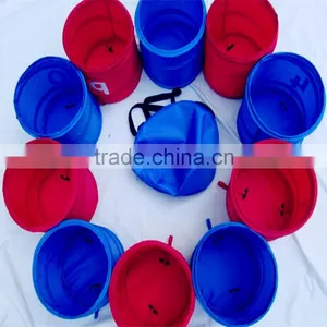 Portable Receive Barrels Colored Storage Baskets thumbnail-2
