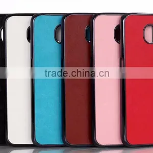 Leather+Metal Case for Samsung Galaxy Phone thumbnail-1