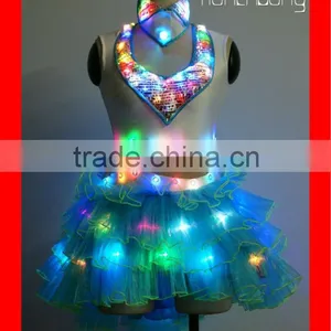 Programmed LED Stage Costume Dance Jazz, Latin Dance Costume thumbnail-1