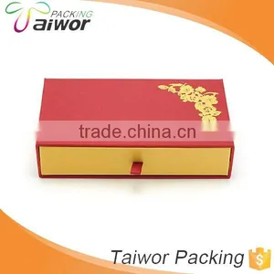 New Year Custom Design Logo Hot Stamping Fancy Paper Red Packet Slide Box thumbnail-3