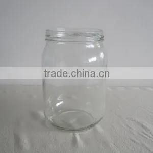 Empty 720ml Glass Jar With Round Shape thumbnail-1