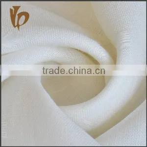 Dobby Woven Bleached Plain Linen Fabric thumbnail-3