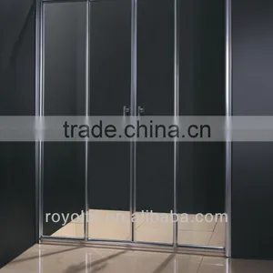 Large Opening Space Linkage Shower Glass Sliding Door S222 thumbnail-1