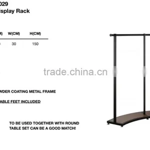 Durable Rounded Metal + MDF Clothes Display Rack for Kids thumbnail-2