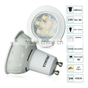 TIWIN 2015 New Design Warm White Cool White 5700K 36 Degree 420lm SMD2835 Spot LIGHT 5W Led Bulb Gu10 thumbnail-1