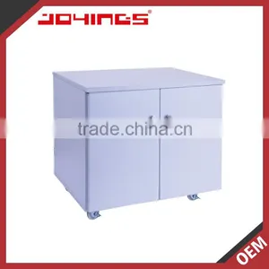 Easy to Move White Melamine MDF Storage Clothing Wardrobe Closet thumbnail-1