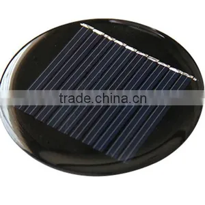 OEM 0.3W 5V Small Size Epoxy Mini Solar Panel Round Epoxy Solar Panel thumbnail-3