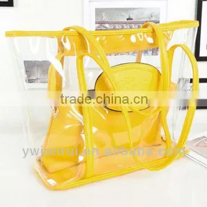 Promotional Summer Transparent Handbags Fashion Transparent Handbags Beach Bag thumbnail-1