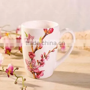Round Pink Decal Cearmic Mug thumbnail-1