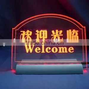 Top Quality New Products Laser Cut Acrylic Led Metal Sign thumbnail-1