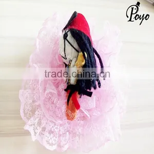 Cute Cartoon Shape Custom Made Keychain Voodoo Doll Pandant thumbnail-4