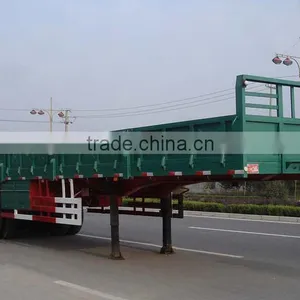 Light-duty Light-duty Tri-axle 60T Side Wall Semi Trailer for Sale thumbnail-5