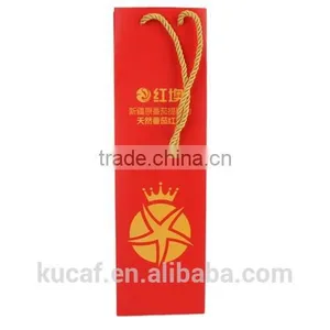 High Quality Custom Wine Packaging Bags, Coated Paper Gift Bag thumbnail-3