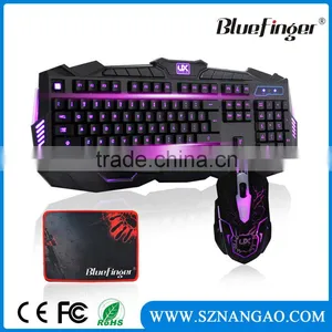 2400DPI Adjustable USB Backlit Keyboard and Mouse for Computer thumbnail-1