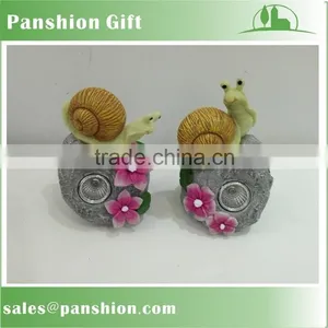 Garden Resin Animal Figurines With Solar Light thumbnail-2