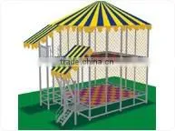 Square Trampoline With Double Beds thumbnail-1