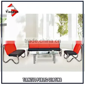TZ-B01 Metal Frame Waiting Sofa for Office Reception thumbnail-3