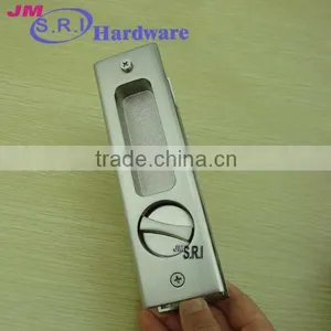 Hot Sale Rectangle Zinc Alloy Sliding Door Lock , Sliding Door Key Lock , Hidden Door Lock thumbnail-5