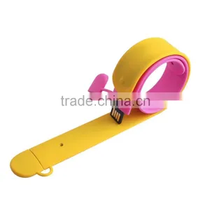 High Quality Silicone USB Flash Drive Bracelet Promotional Price thumbnail-4