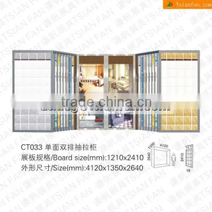 Tsianfan Custom Porcelain Tiles Showroom Display Racks Stands/metal Frame for Ceramic Tiles in Trade Show CT033 thumbnail-1