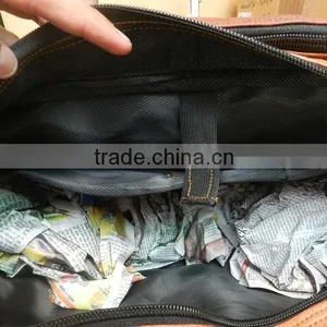Real Goat Leather Vintage Style Weekend Bags/leather Travel Bags/luggage Bags thumbnail-5