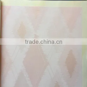 Hot Washable Deep Embossed Rhombus Vinyl Wallpaper for Home Decoration thumbnail-6