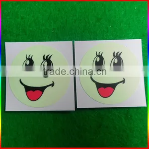 Glow in the Dark Smile Face Stickers thumbnail-3