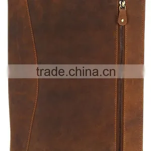 Boshiho Leather Passport Holder Portfolios With Credit Card Leather File Folder thumbnail-2