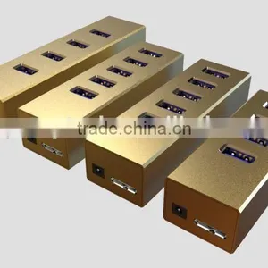 Super Speed Rubber Surface Type C 4 Port 3.1 USB Hub With Separate Switch, Switch USB Type C Hub thumbnail-1