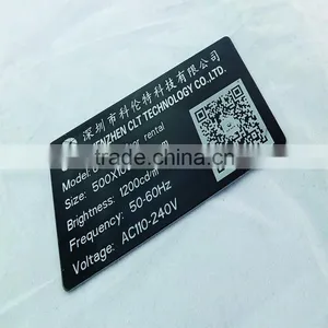 Custom Letter Anodized Aluminum Engraved Nameplates thumbnail-4