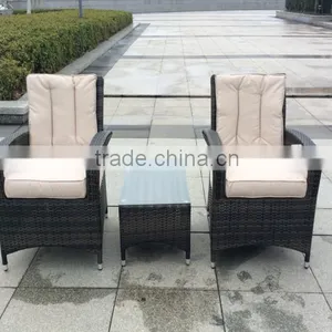 Cushioned Outdoor Wicker Patio Set Garden Rattan Sofa Furniture thumbnail-1