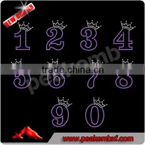 Beautiful Numbers Rhinestone Design Templates thumbnail-1