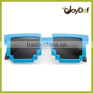 8-bit Pixel Two Tone Glasses Nerd Video Game Party Pixelated Sunglasses thumbnail-1