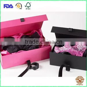 Custom Logo Rigid Cardboard Box With Drawer/fantastic Rigid Box With Ribbon thumbnail-1