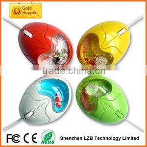 Good Shape Egg Design Customized Floater Liquid Mouse,wired Floater Mouse thumbnail-1