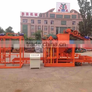 QTJ4-26 Hydraulic Fully Automatic Concrete Hollow Block Making Machine in Guangzhou thumbnail-4