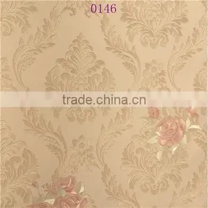 China Beauty Flower Bedroom Wallpaper for Decoration thumbnail-5