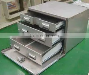 Stainless Steel Tool Box With 3 Drawers thumbnail-3