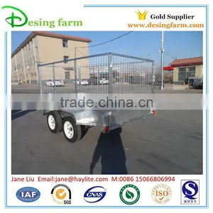 Heavy Duty Hot Dipped Galvanized Farm Trailer for Sale thumbnail-3
