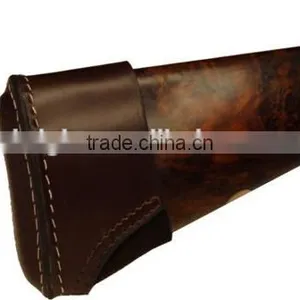 Recoil and Extension Pad Shotgun and Rifle Leather Slip On Recoil Pad Leather Recoil Pad for Riffle or Shotgun thumbnail-2