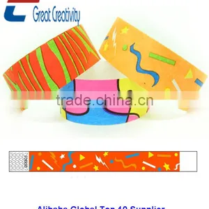 Custom Color Ty Vek/Paper Wristbands For Events thumbnail-5