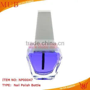 pe Nail Polish Bottle With Plastic Cap and Brush thumbnail-1